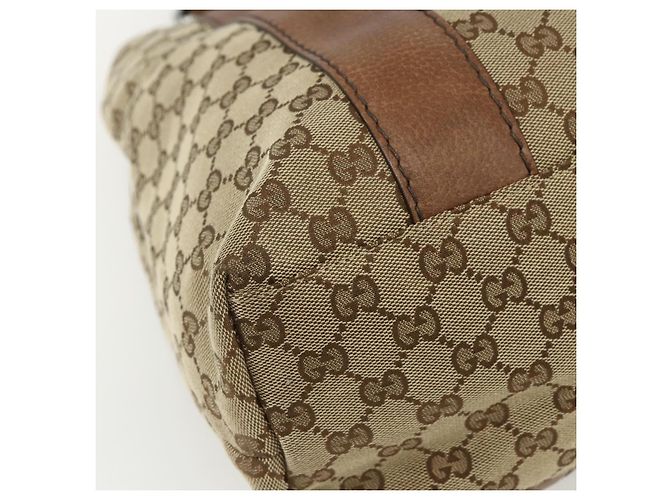 GUCCI GG Canvas Tote Bag Beige Silber 232946 Auth BA8182 - Ansicht 16