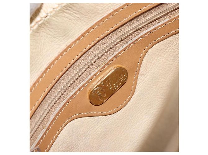 Gucci Borsa a Spalla Micro GG Supreme PVC Beige Oro Auth ka478 D'oro - vista 11
