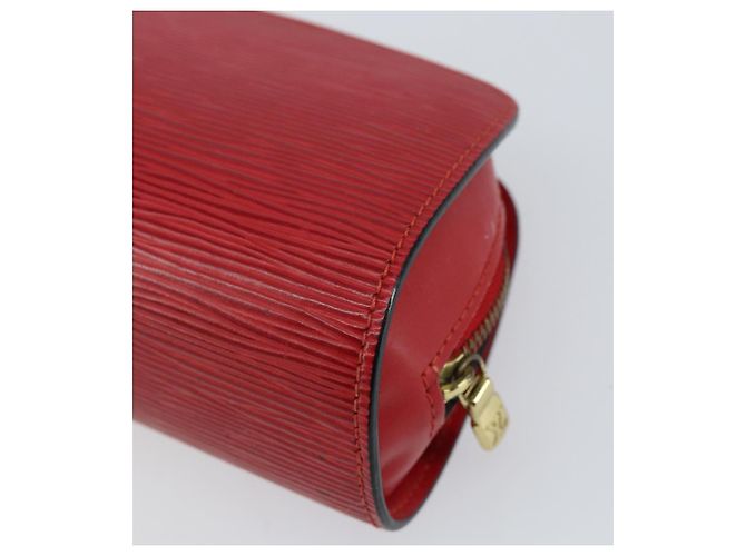 LOUIS VUITTON Pochette Dauphine PM Epi Rosso Castigliano M48447 LV Auth 155284 - vista 14
