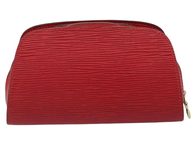 LOUIS VUITTON Pochette Dauphine PM Epi Rosso Castigliano M48447 LV Auth 155284 - vista 2