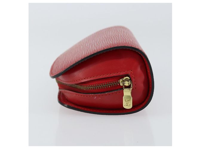 LOUIS VUITTON Pochette Dauphine PM Epi Rosso Castigliano M48447 LV Auth 155284 - vista 4