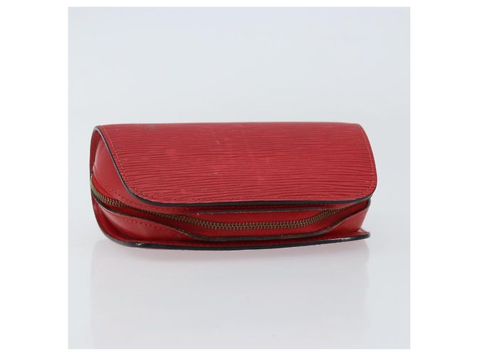 LOUIS VUITTON Pochette Dauphine PM Epi Rosso Castigliano M48447 LV Auth 155284 - vista 5