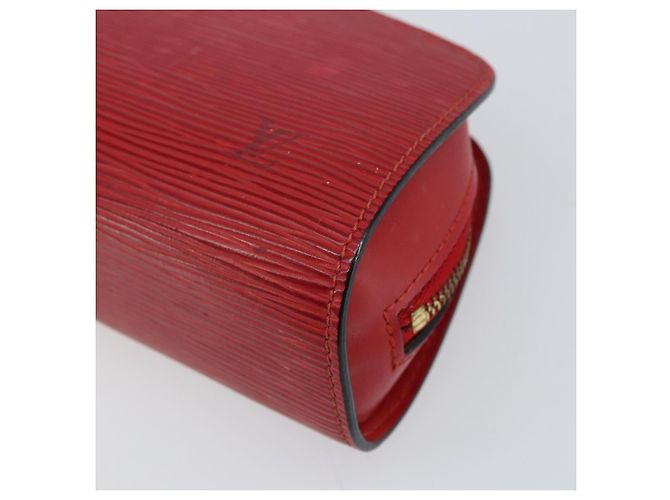 LOUIS VUITTON Pochette Dauphine PM Epi Rosso Castigliano M48447 LV Auth 155284 - vista 7