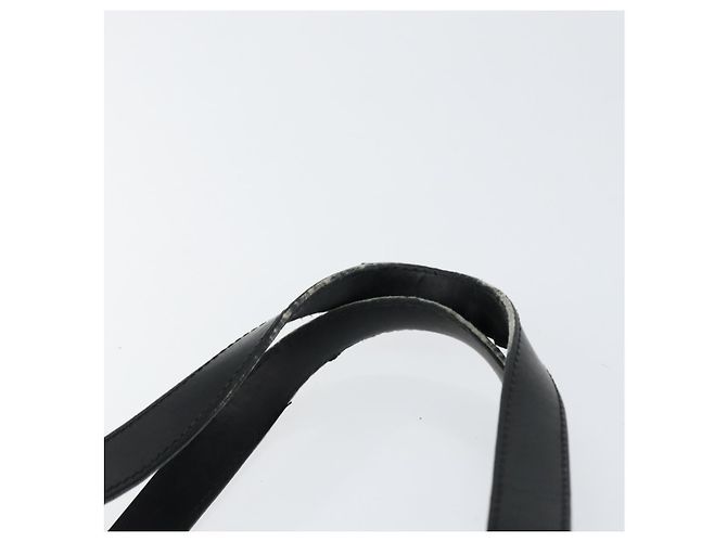 LOEWE Anagram Handtasche Leder Schwarz Silber Auth 155610 - Ansicht 14