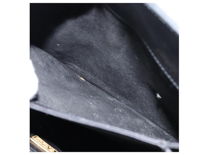Gucci Borsa a Spalla in Pelle Nera e Oro Auth 155306 Nero D'oro - vista 11