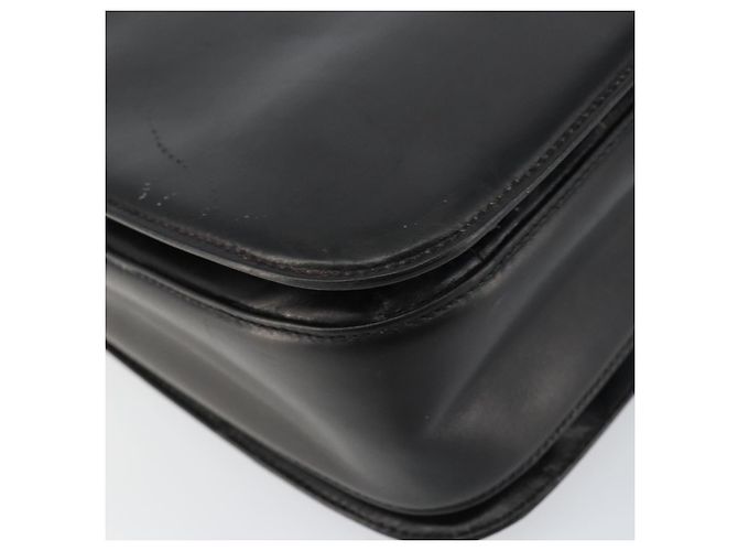 Gucci Borsa a Spalla in Pelle Nera e Oro Auth 155306 Nero D'oro - vista 14