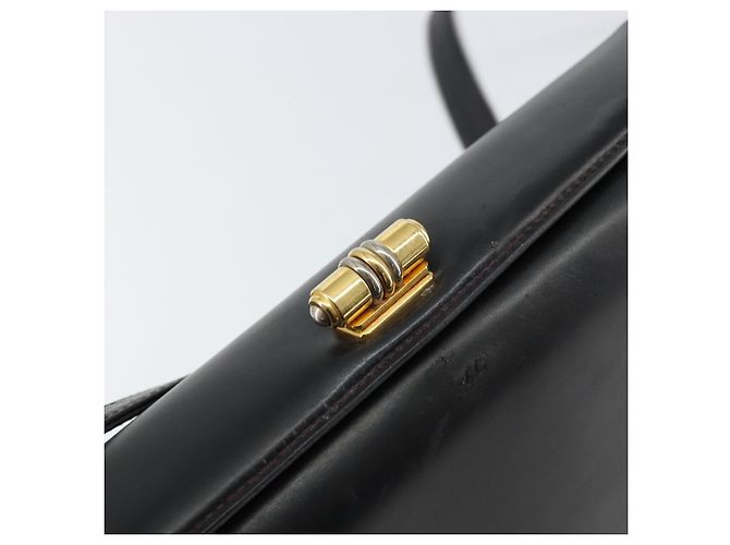 Gucci Borsa a Spalla in Pelle Nera e Oro Auth 155306 Nero D'oro - vista 17