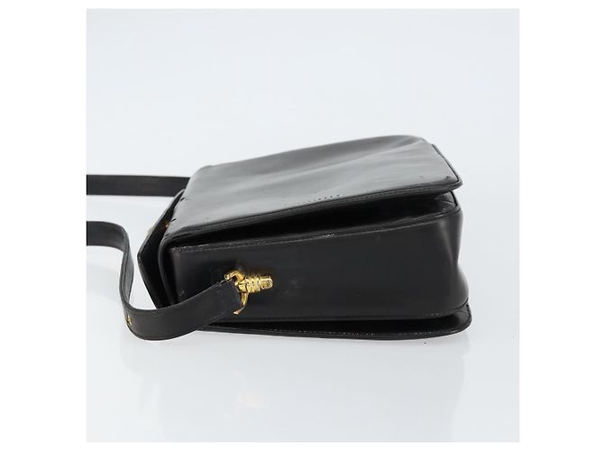 Gucci Borsa a Spalla in Pelle Nera e Oro Auth 155306 Nero D'oro - vista 4