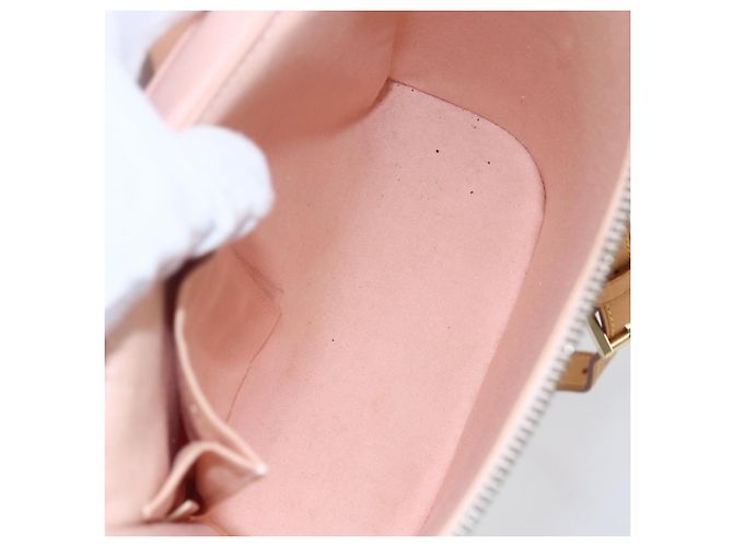 LOUIS VUITTON Borsa Verticale Vernis Sullivan Rosa Marshmallow M91298 Auth 155018 - vista 10