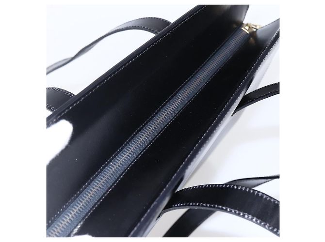 Céline Borsa Tote in pelle nera e oro Auth SW1830 Nero D'oro - vista 6