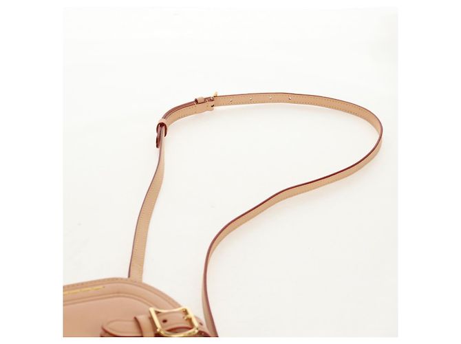 LOUIS VUITTON LV Etichetta Nome XL Borsa Clutch Pelle Beige M82225 LV Auth 145840SM - vista 14
