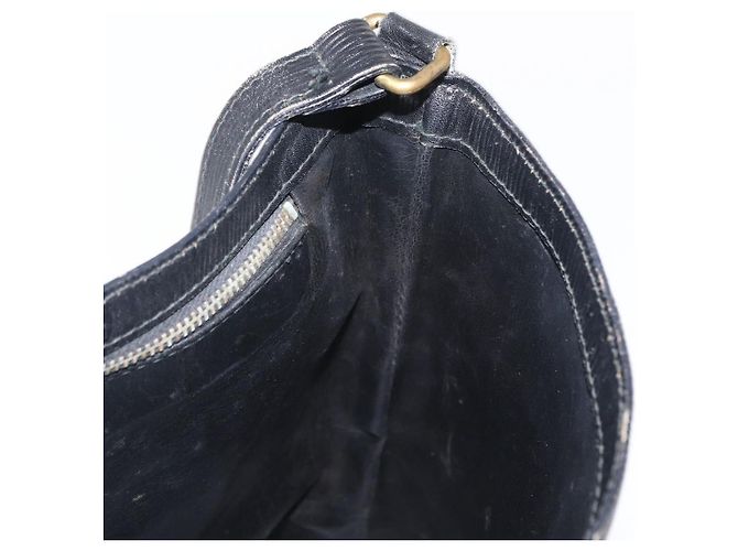 Borsa a Spalla in Tela Zucchino FENDI Nero Oro Auth 151737 - vista 18
