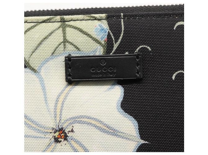 Borsa Clutch GUCCI in tela nera e argento 353480 Auth bs31421 Nero - vista 17