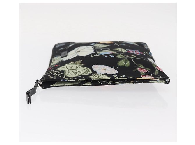 Borsa Clutch GUCCI in tela nera e argento 353480 Auth bs31421 Nero - vista 5