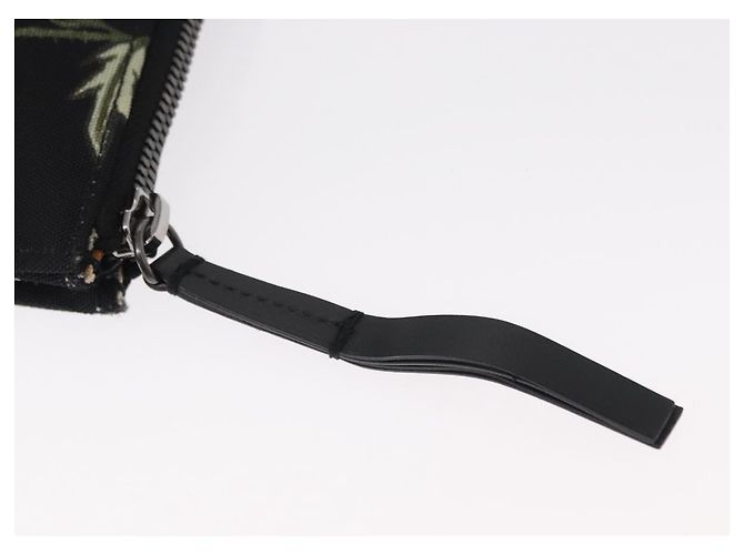 Borsa Clutch GUCCI in tela nera e argento 353480 Auth bs31421 Nero - vista 9
