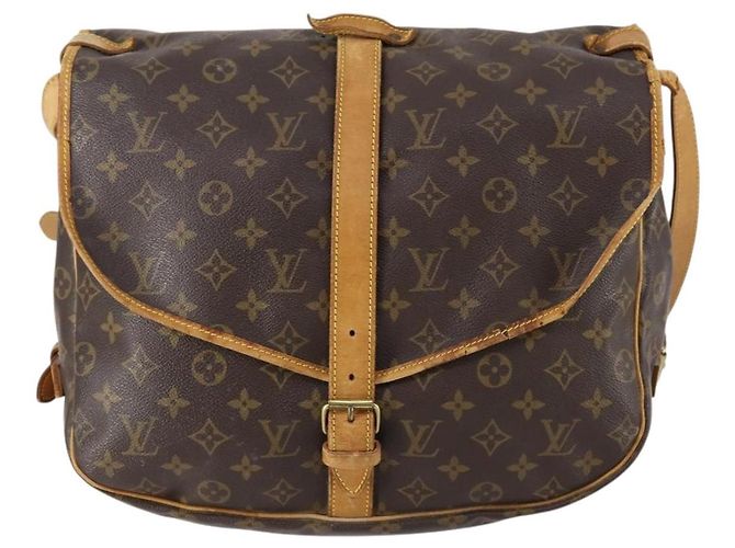 LOUIS VUITTON Borsa a Spalla Monogram Saumur 35 M42254 LV Auth BA8314 Monogramma - vista 13