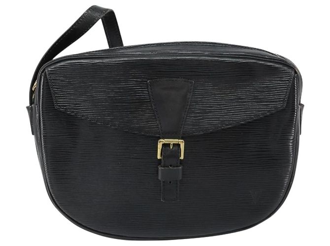 LOUIS VUITTON Borsa a Spalla Epi Jeune Fille MM Nera M52152 LV Auth BA8159 Nero - vista 13