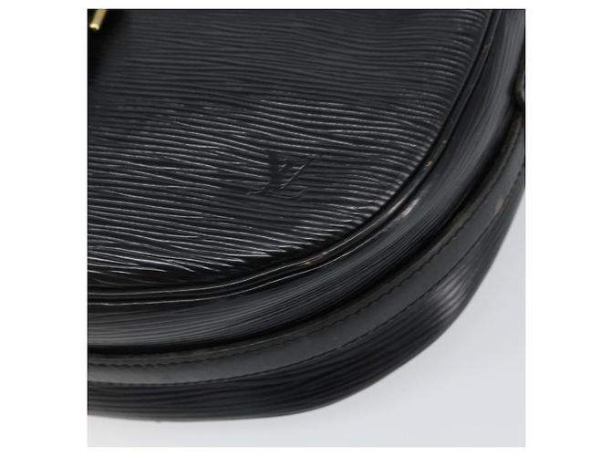 LOUIS VUITTON Borsa a Spalla Epi Jeune Fille MM Nera M52152 LV Auth BA8159 Nero - vista 14