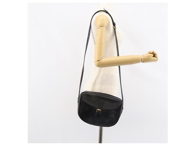 LOUIS VUITTON Borsa a Spalla Epi Jeune Fille MM Nera M52152 LV Auth BA8159 Nero - vista 24