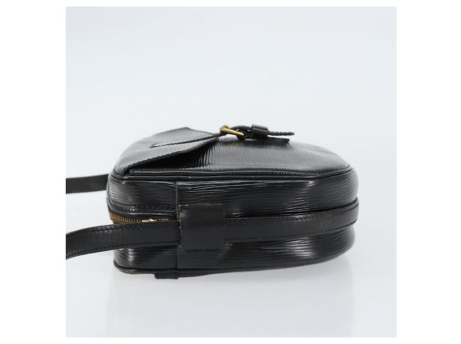 LOUIS VUITTON Borsa a Spalla Epi Jeune Fille MM Nera M52152 LV Auth BA8159 Nero - vista 4