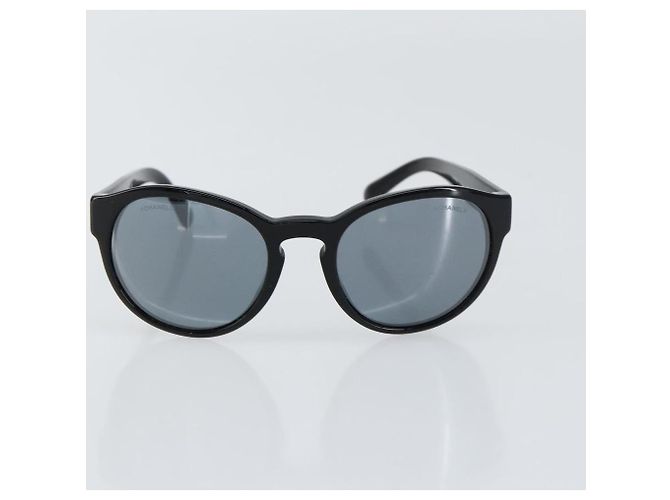 Gafas de sol CHANEL de plástico Negro CC Auth am9948 - vista 2