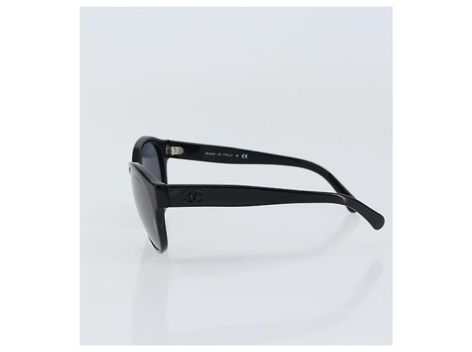Gafas de sol CHANEL de plástico Negro CC Auth am9948 - vista 4