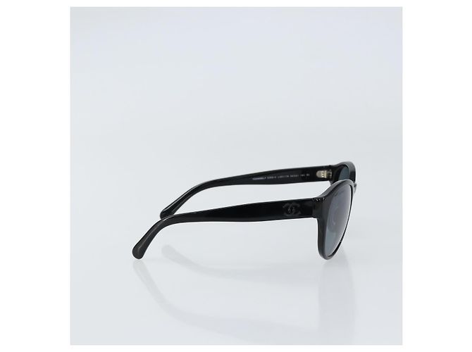 Gafas de sol CHANEL de plástico Negro CC Auth am9948 - vista 5