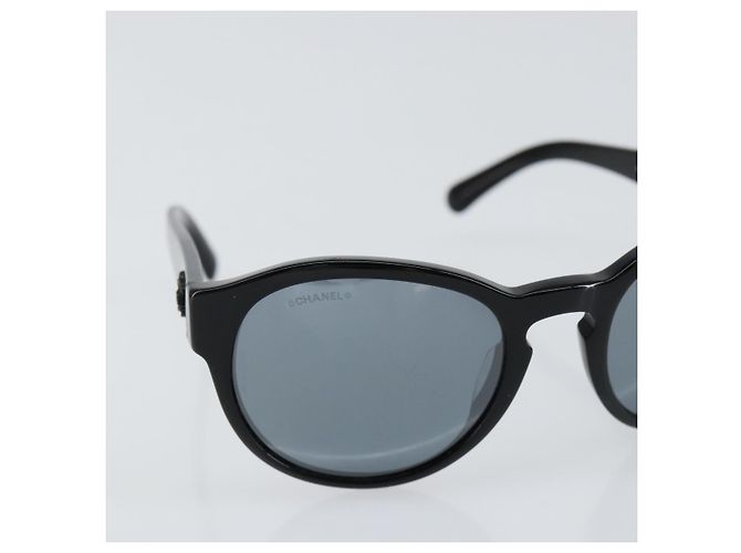 Gafas de sol CHANEL de plástico Negro CC Auth am9948 - vista 6