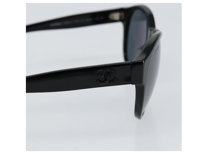 Gafas de sol CHANEL de plástico Negro CC Auth am9948 - vista 8