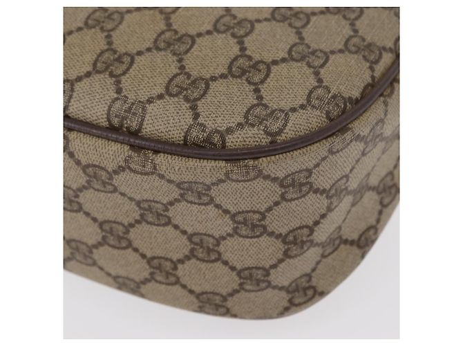 GUCCI GG Supreme Web Sherry Line Tasche aus PVC in Beige und Gold 001 58 6177 Auth bs31426 Golden - Ansicht 18