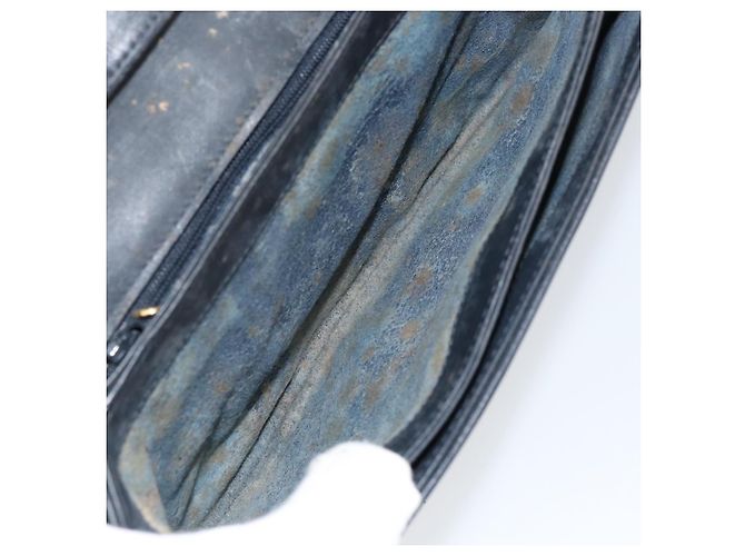 Gucci Bolso de Hombro Micro GG Supreme PVC Navy Gold 004 106 0024 Auth th6521 Dorado Azul marino - vista 10