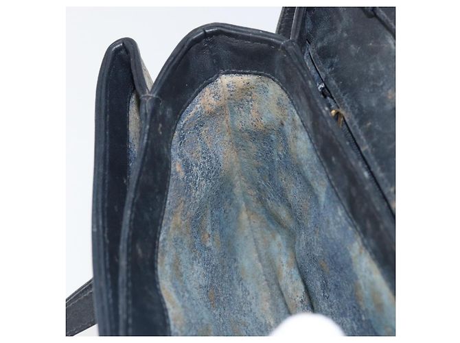 Gucci Bolso de Hombro Micro GG Supreme PVC Navy Gold 004 106 0024 Auth th6521 Dorado Azul marino - vista 21