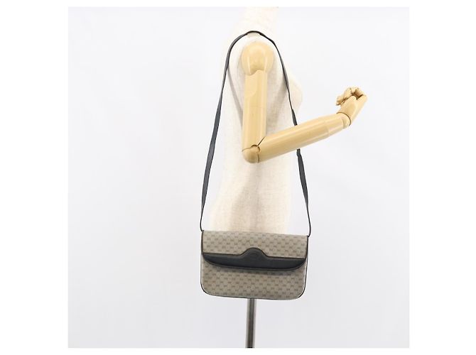 Gucci Bolso de Hombro Micro GG Supreme PVC Navy Gold 004 106 0024 Auth th6521 Dorado Azul marino - vista 25