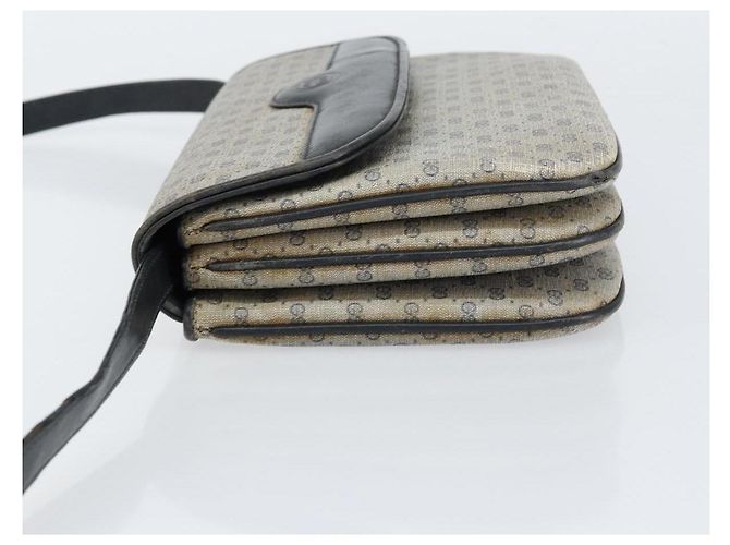 Gucci Bolso de Hombro Micro GG Supreme PVC Navy Gold 004 106 0024 Auth th6521 Dorado Azul marino - vista 4