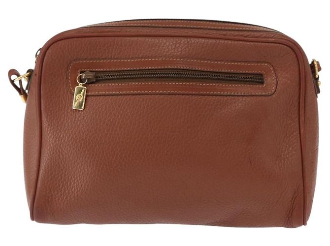 Borsa a Spalla in Pelle Marrone Oro GUCCI 007 113 0014 Auth bs31429 D'oro - vista 13