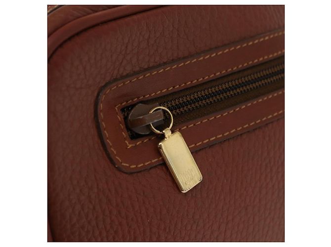Borsa a Spalla in Pelle Marrone Oro GUCCI 007 113 0014 Auth bs31429 D'oro - vista 20
