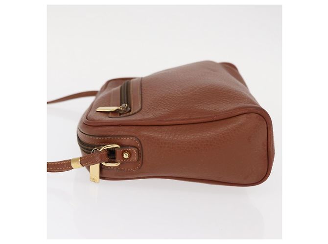 Borsa a Spalla in Pelle Marrone Oro GUCCI 007 113 0014 Auth bs31429 D'oro - vista 4
