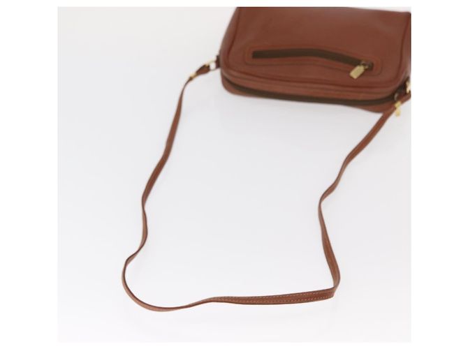 Borsa a Spalla in Pelle Marrone Oro GUCCI 007 113 0014 Auth bs31429 D'oro - vista 8