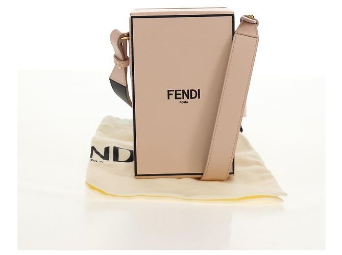 Borsa a Spalla FENDI in Pelle Beige Oro Auth ka578M D'oro - vista 12