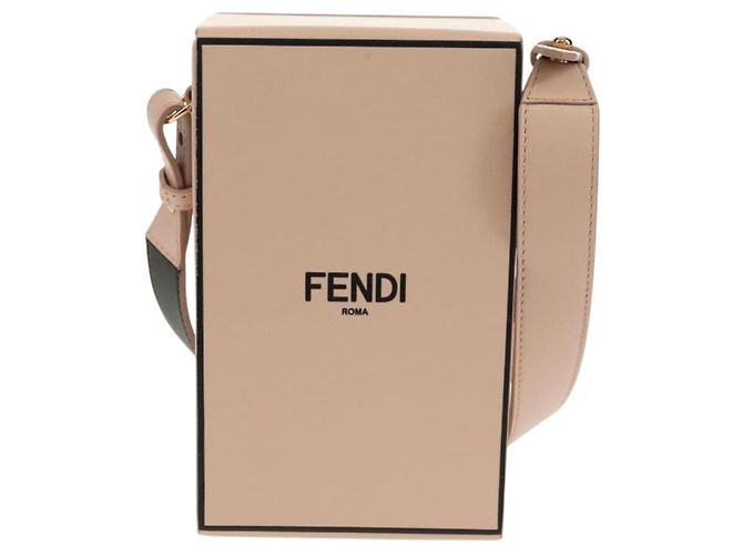 Borsa a Spalla FENDI in Pelle Beige Oro Auth ka578M D'oro - vista 13