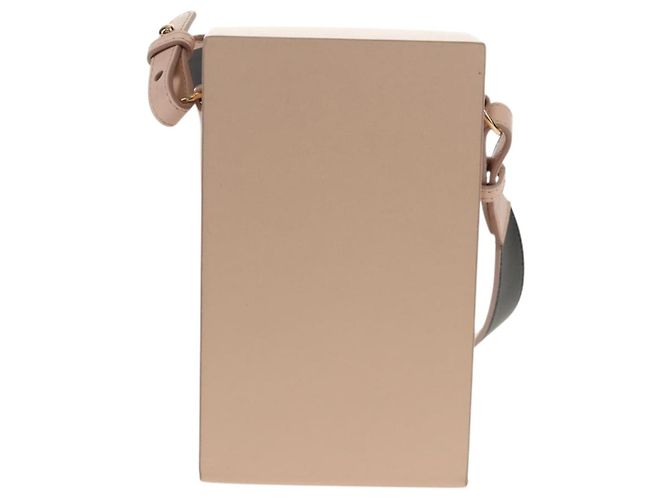 Borsa a Spalla FENDI in Pelle Beige Oro Auth ka578M D'oro - vista 2