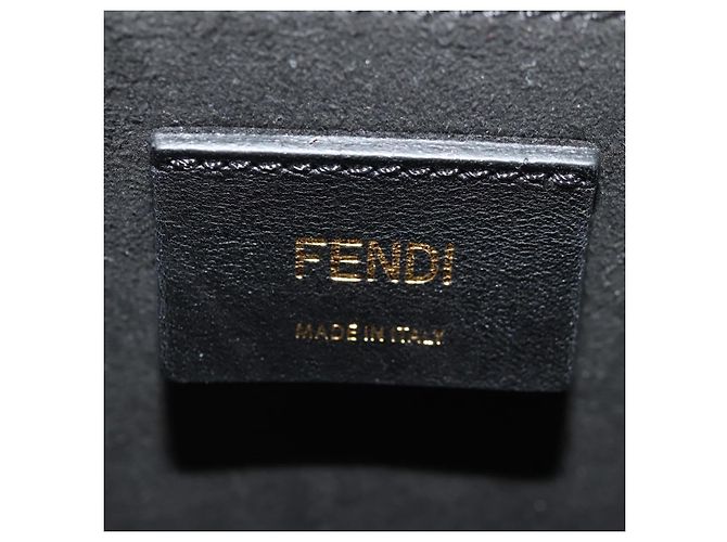 Borsa a Spalla FENDI in Pelle Beige Oro Auth ka578M D'oro - vista 20