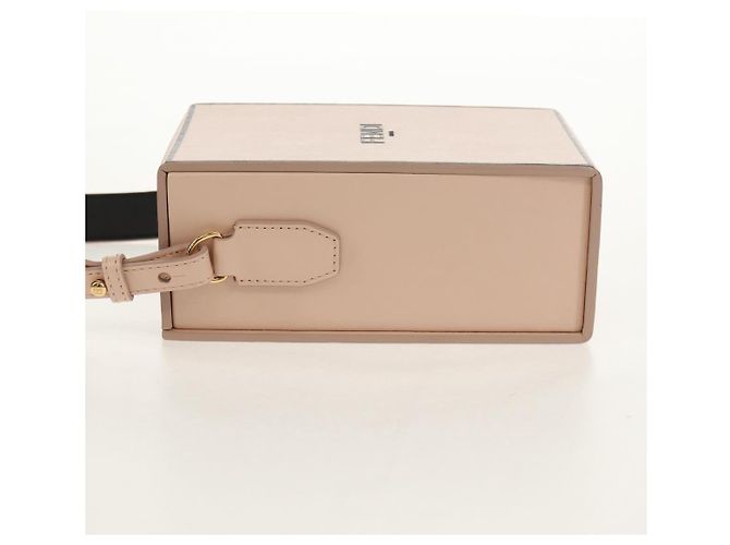 Borsa a Spalla FENDI in Pelle Beige Oro Auth ka578M D'oro - vista 3
