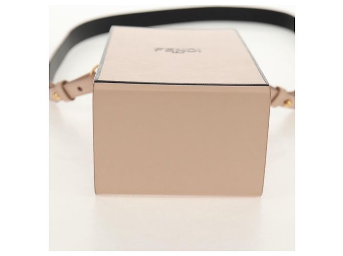Borsa a Spalla FENDI in Pelle Beige Oro Auth ka578M D'oro - vista 5