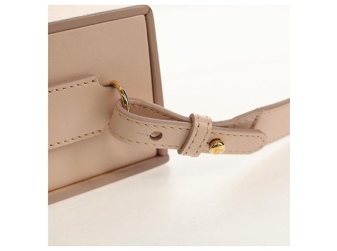 Borsa a Spalla FENDI in Pelle Beige Oro Auth ka578M D'oro - vista 8
