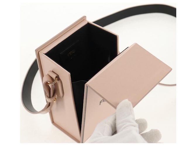 Borsa a Spalla FENDI in Pelle Beige Oro Auth ka578M D'oro - vista 9