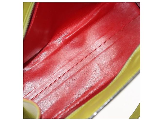 Céline Borsa a Spalla CELINE in Pelle Verde Argento Autentica BA6730 - vista 11