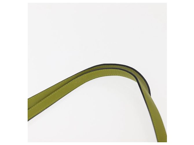 Céline Borsa a Spalla CELINE in Pelle Verde Argento Autentica BA6730 - vista 8