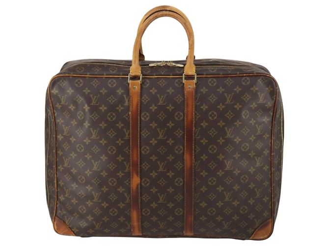 LOUIS VUITTON Borsa Boston Monogram Sirius 55 M41404 LV Auth 140259 Monogramma - vista 13