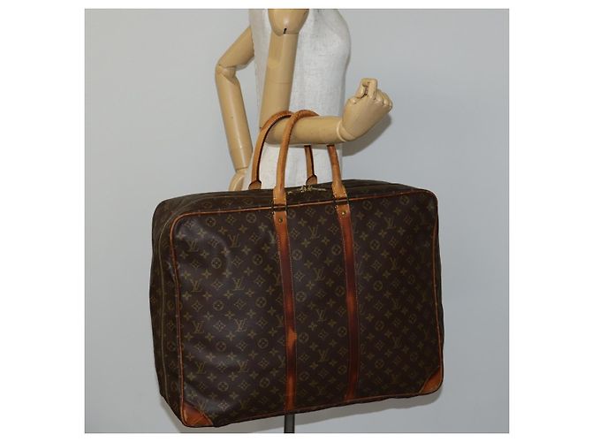 LOUIS VUITTON Borsa Boston Monogram Sirius 55 M41404 LV Auth 140259 Monogramma - vista 24